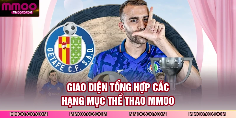 Giao diện tổng hợp các hạng mục thể thao MMOO